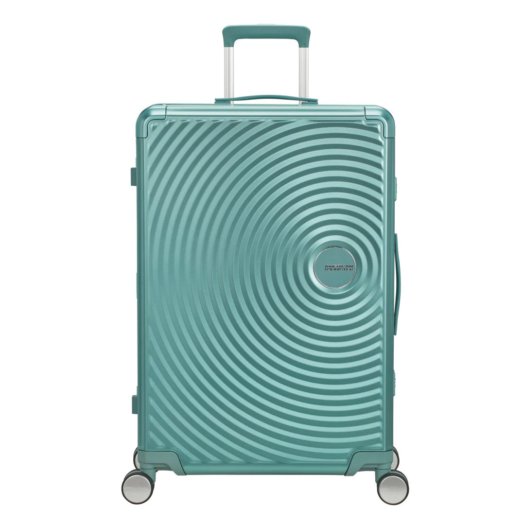 American Tourister Soundbox ALU Stor Resväska 77cm - Dusty Turkos