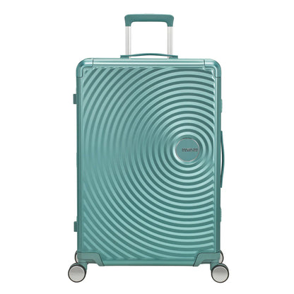 American Tourister Soundbox ALU Stor Resväska 77cm - Dusty Turkos