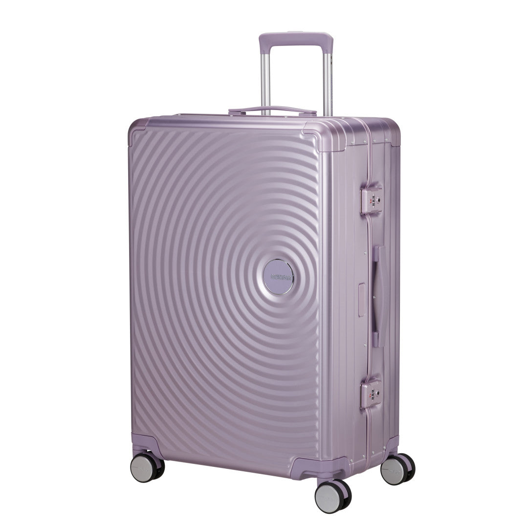 American Tourister Soundbox ALU Stor Resväska 77cm - Stormy Lilac
