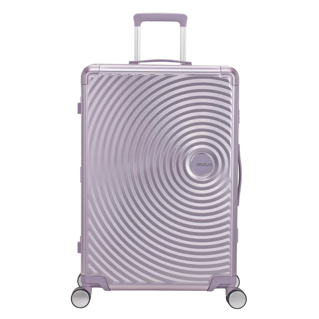 American Tourister Soundbox ALU Stor Resväska 77cm - Stormy Lilac