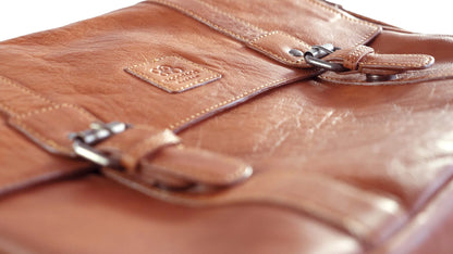 BaooBaoo Messenger Bag – Messengerväska 13" – Tan