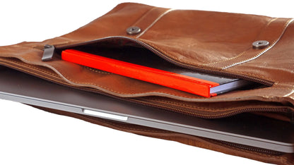 BaooBaoo Messenger Bag – Messengerväska 13" – Tan