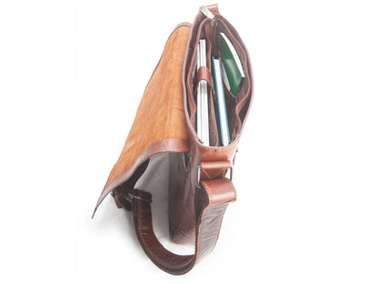 BaooBaoo Messenger Bag – Messengerväska 13" – Brandy