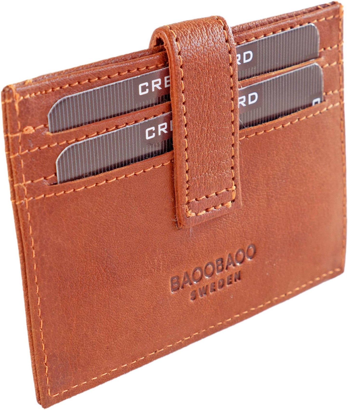 BaooBaoo Card Holder – Korthållare 10cm – Tan