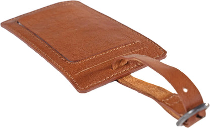 BaooBaoo Luggage tag – Bagagelapp 12cm – Tan