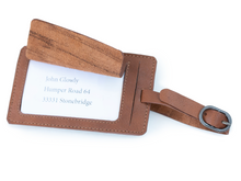 BaooBaoo Luggage tag – Bagagelapp 12cm – Brandy