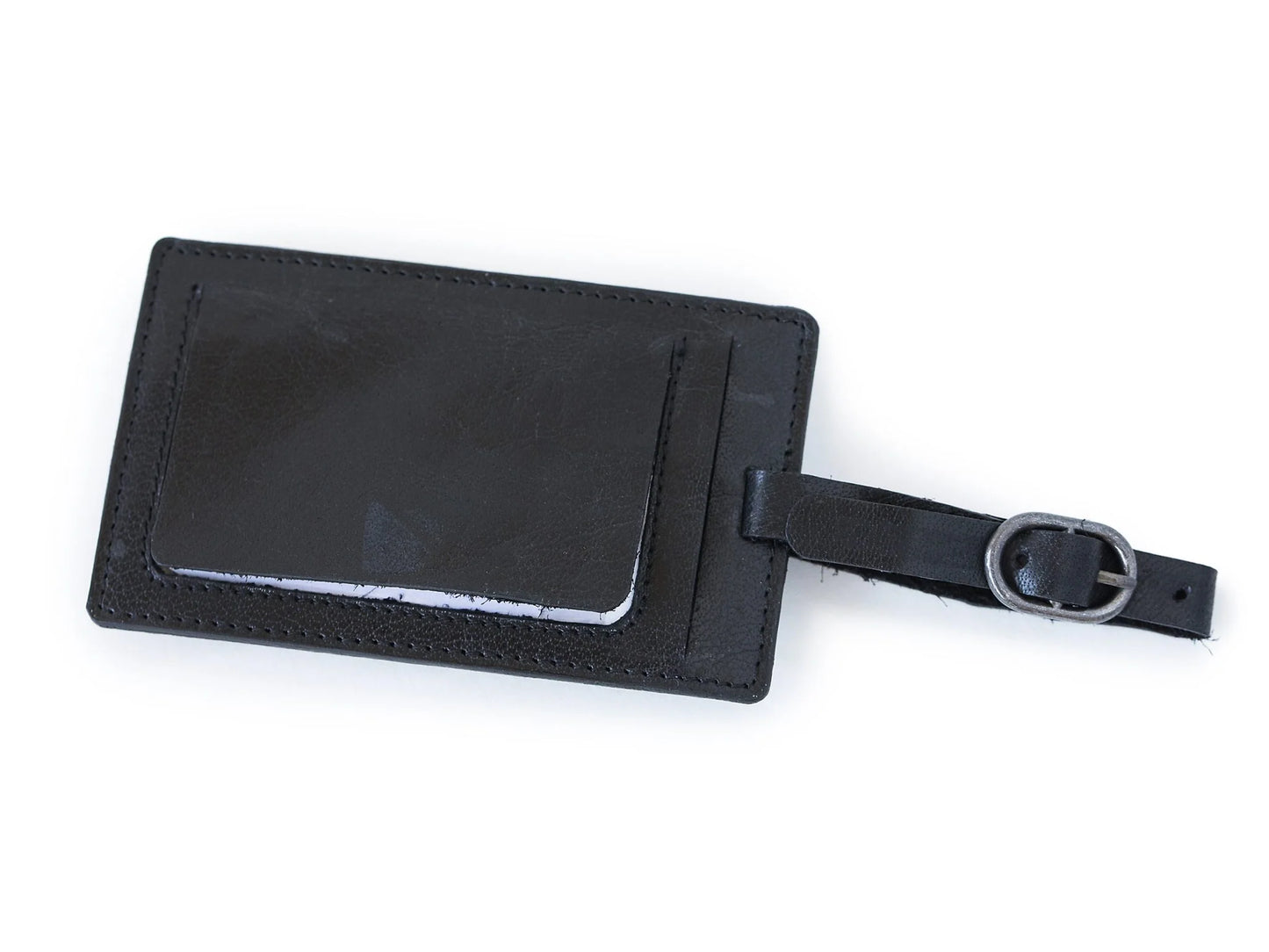 BaooBaoo Luggage tag – Bagagelapp 12cm – Svart