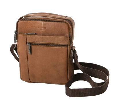 BaooBaoo Reporterbag – Crossbodyväska 25cm – Tan