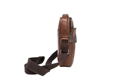 BaooBaoo Reporterbag – Crossbodyväska 25cm – Tan