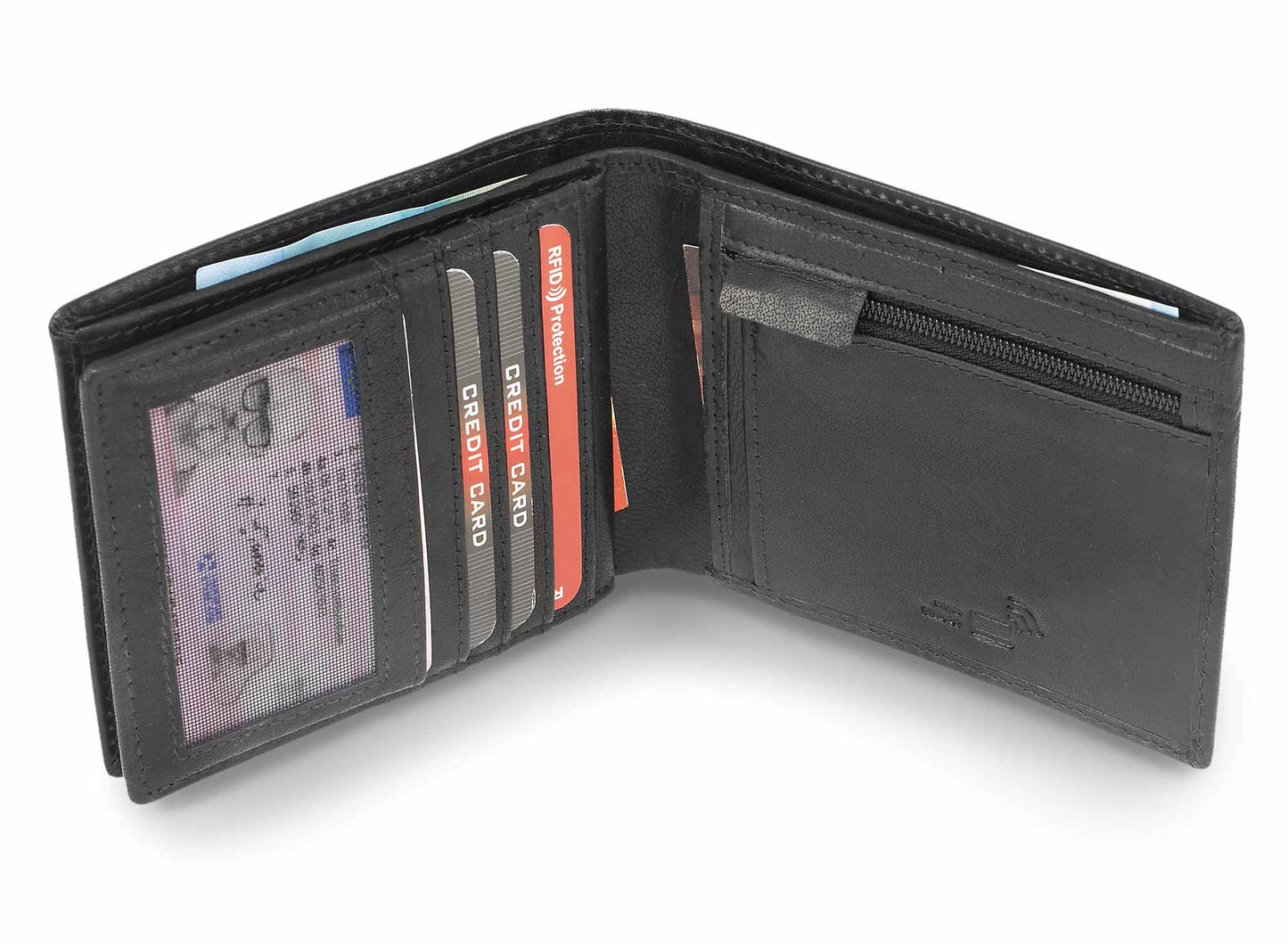 BaooBaoo Dollar Plånbok L 11cm – Svart