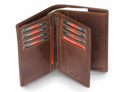 BaooBaoo Jeans Plånbok 13.5cm – Brandy