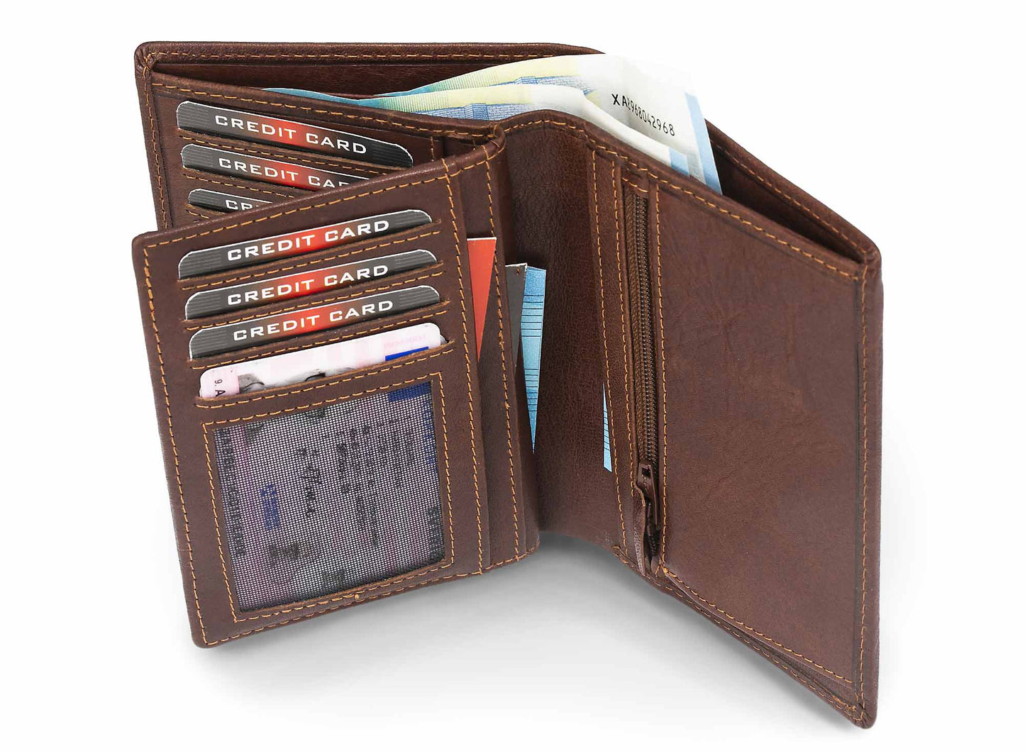 BaooBaoo Jeans Plånbok 13.5cm – Brandy