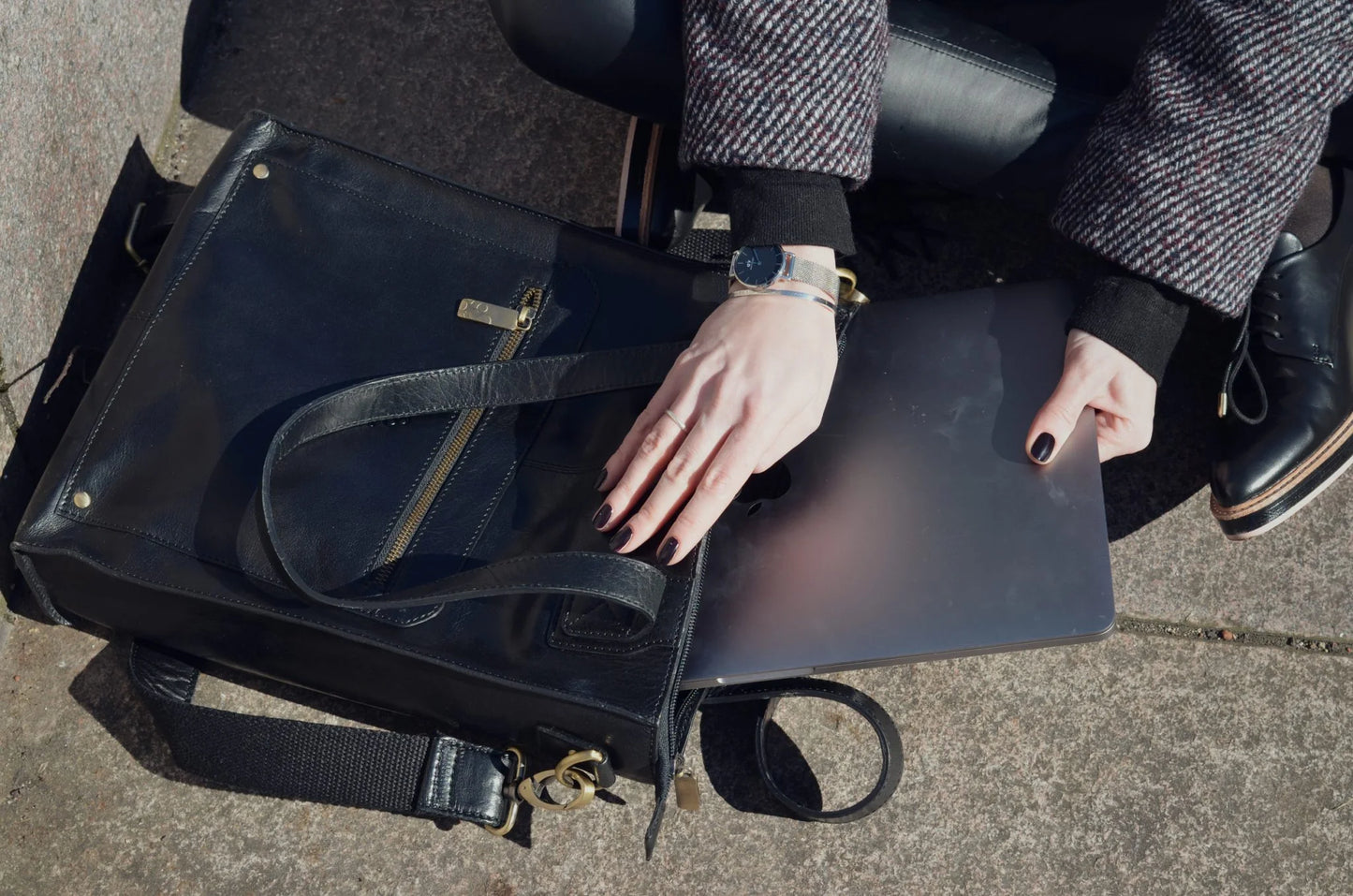 BaooBaoo Totebag – Shoppingväska 13" – Svart