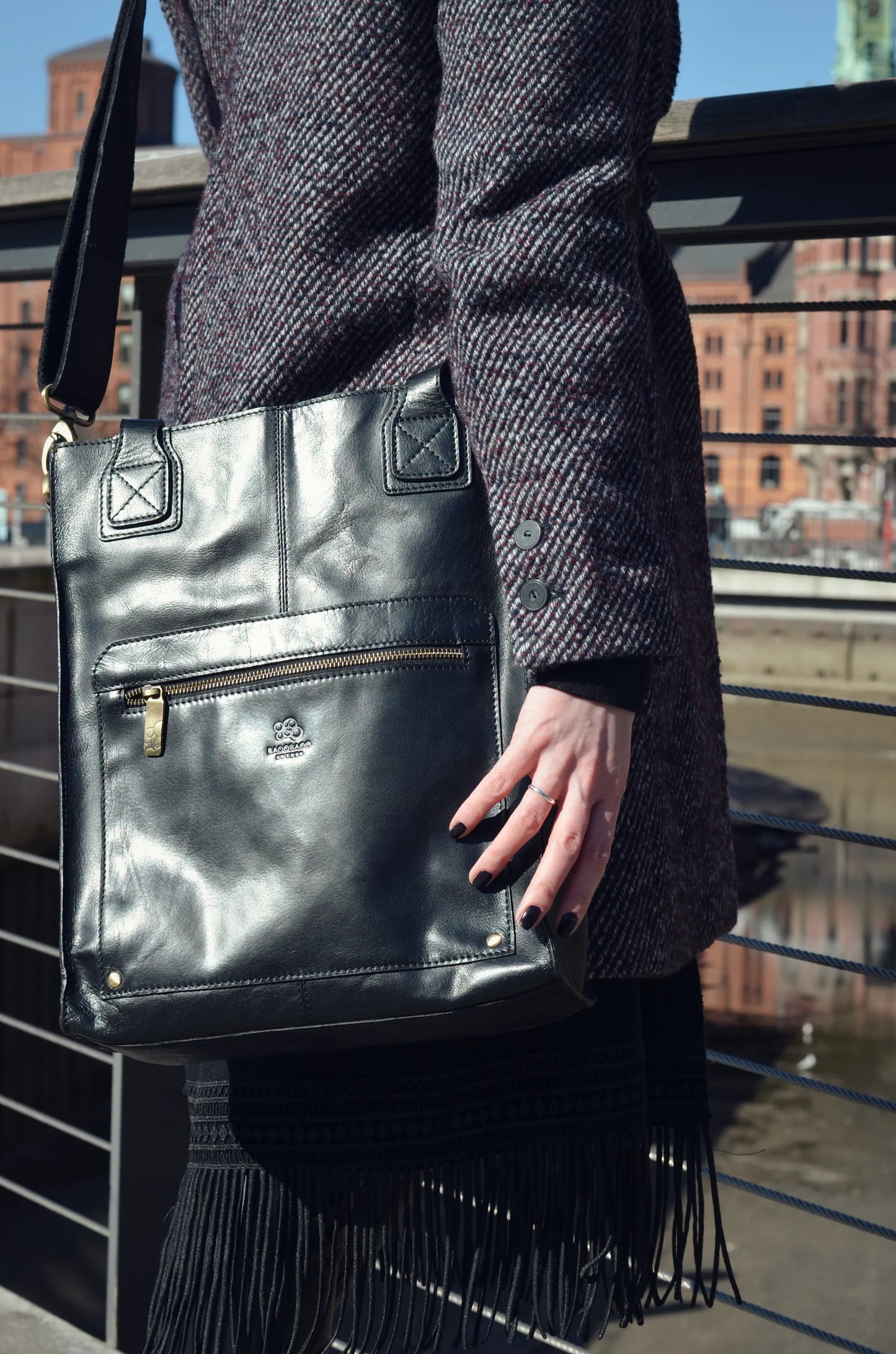 BaooBaoo Totebag – Shoppingväska 13" – Svart