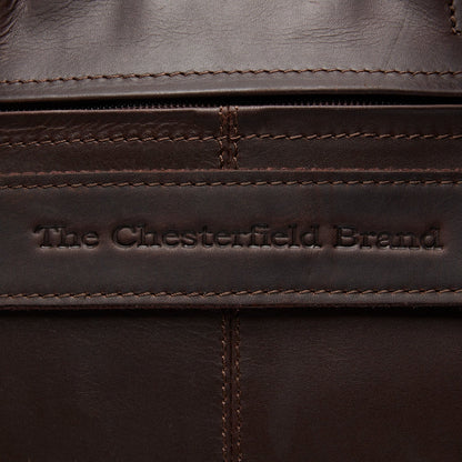 The Chesterfield Brand Ryan Datorväska 17" - Brun