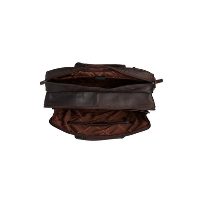 The Chesterfield Brand Ryan Datorväska 17" - Brun