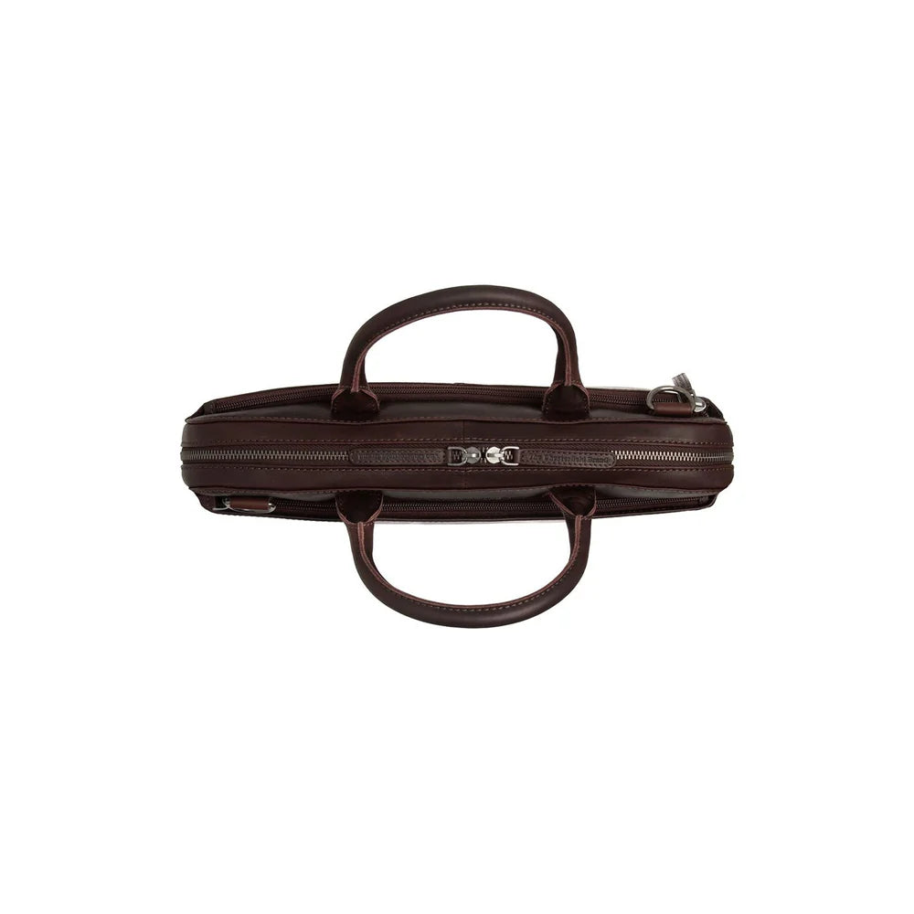 The Chesterfield Brand Tilbury – Datorväska 14" – Brun