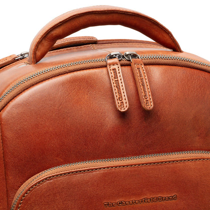 The Chesterfield Brand Maggiore Datorryggsäck 15" - Cognac