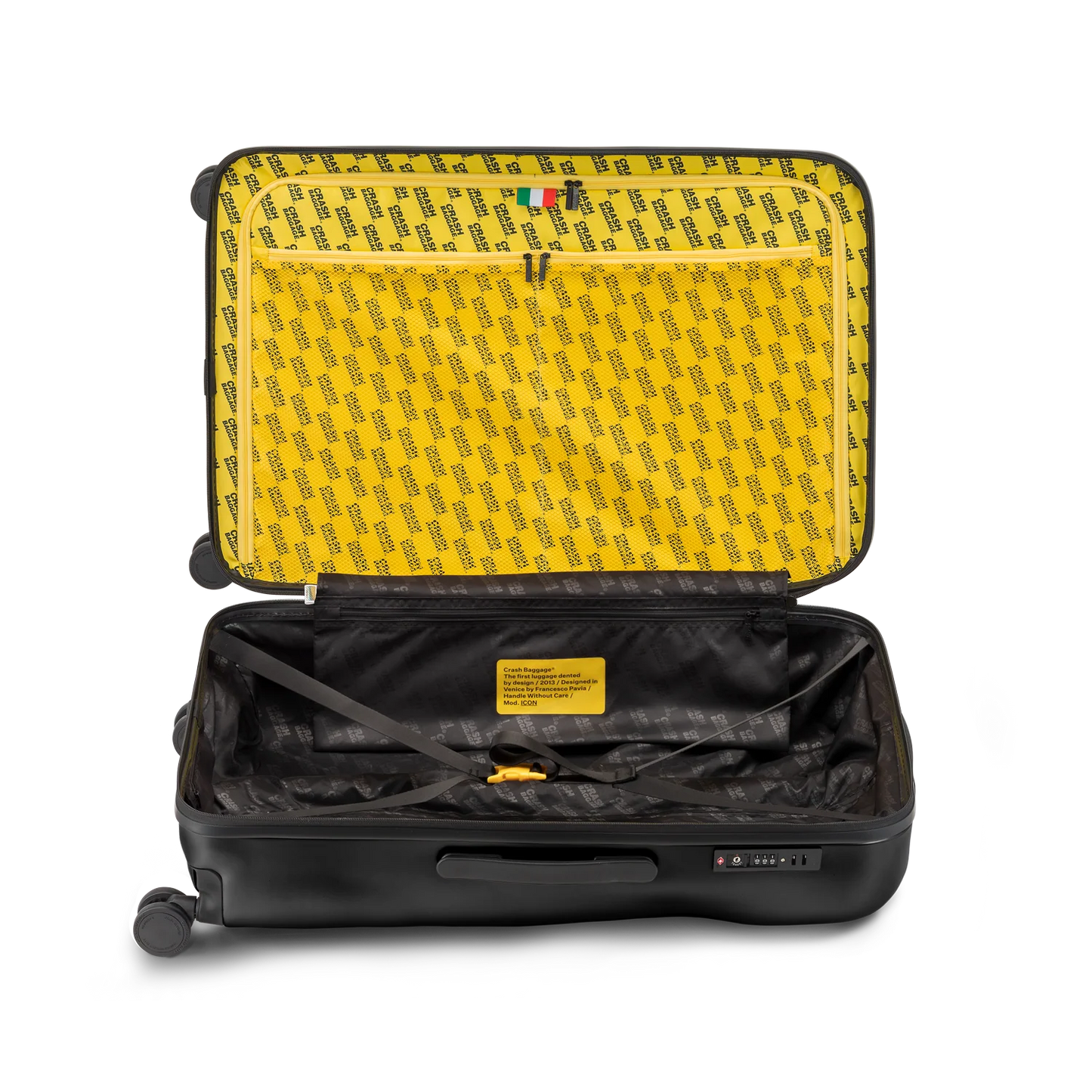 Crash Baggage Icon 79cm - Stor Svart