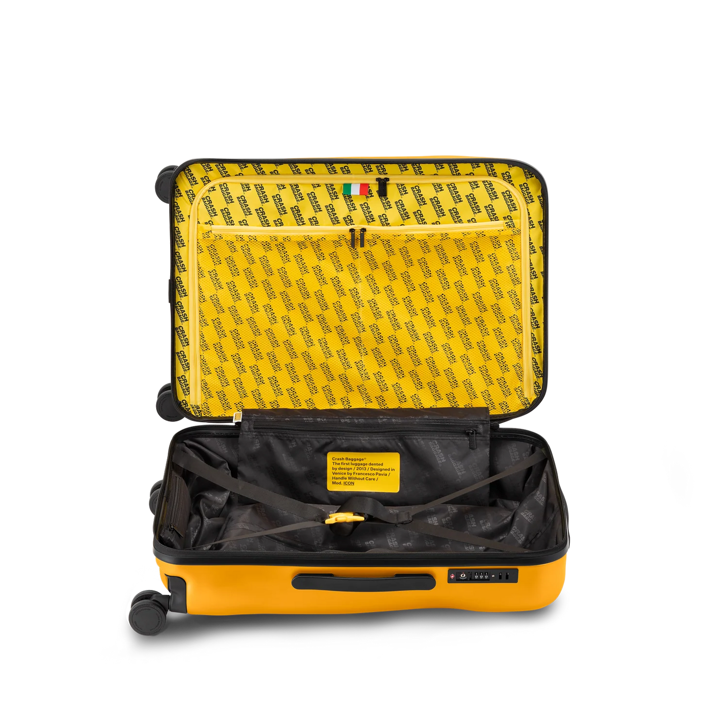 Crash Baggage Icon 68cm - Mellanstor Gul