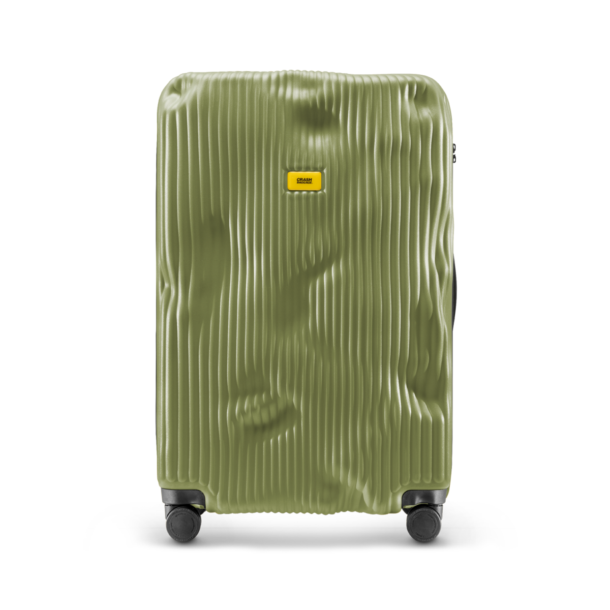 Crash Baggage Stripe Stor resväska 79 cm – Olivgrön