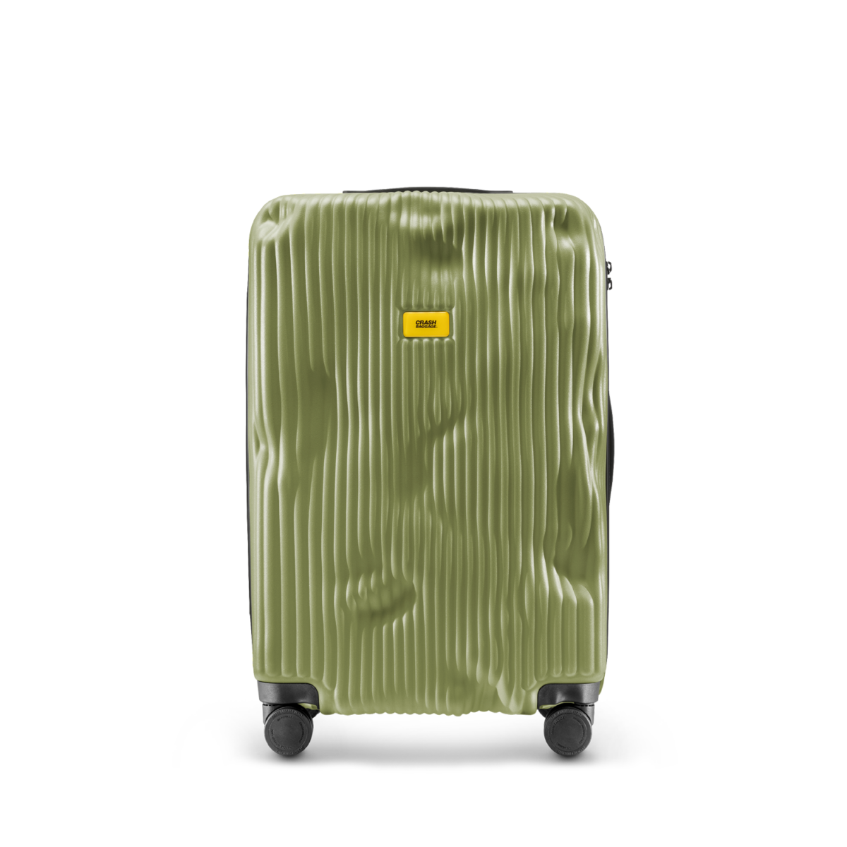 Crash Baggage Stripe Mellanstor resväska 68 cm – Olivgrön