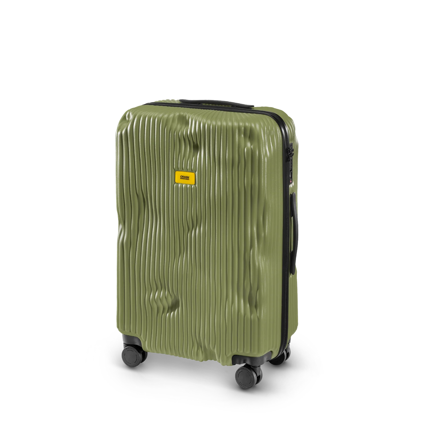 Crash Baggage Stripe Mellanstor resväska 68 cm – Olivgrön