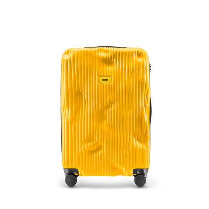 Crash Baggage Stripe Mellanstor resväska 68 cm – Gul