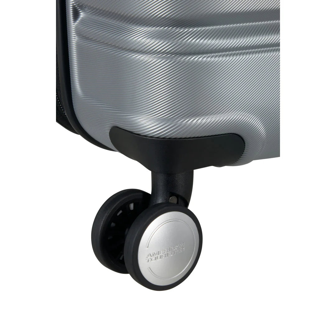 American Tourister Flashline Stor resväska 78 cm – Silver