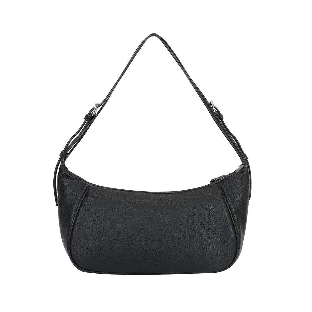 Ulrika Design Recycled PU 2.0 – Axelväska 40cm – Svart