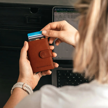 The Chesterfield Brand Hannover – Korthållare 10cm Cognac