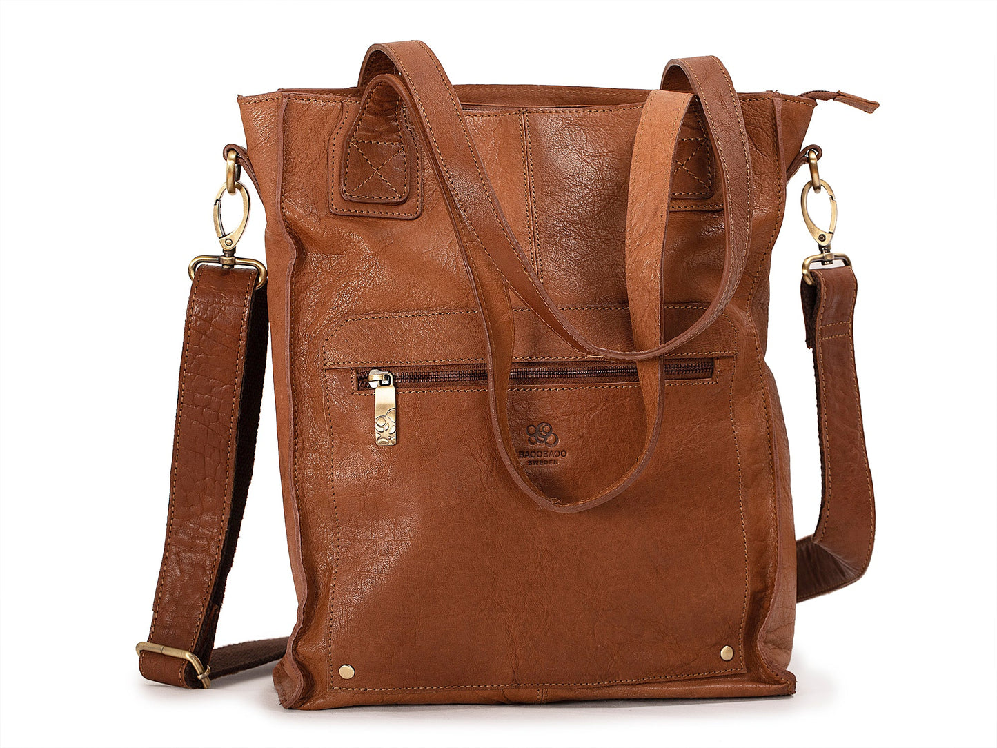 BaooBaoo Totebag – Shoppingväska 13" – Tan