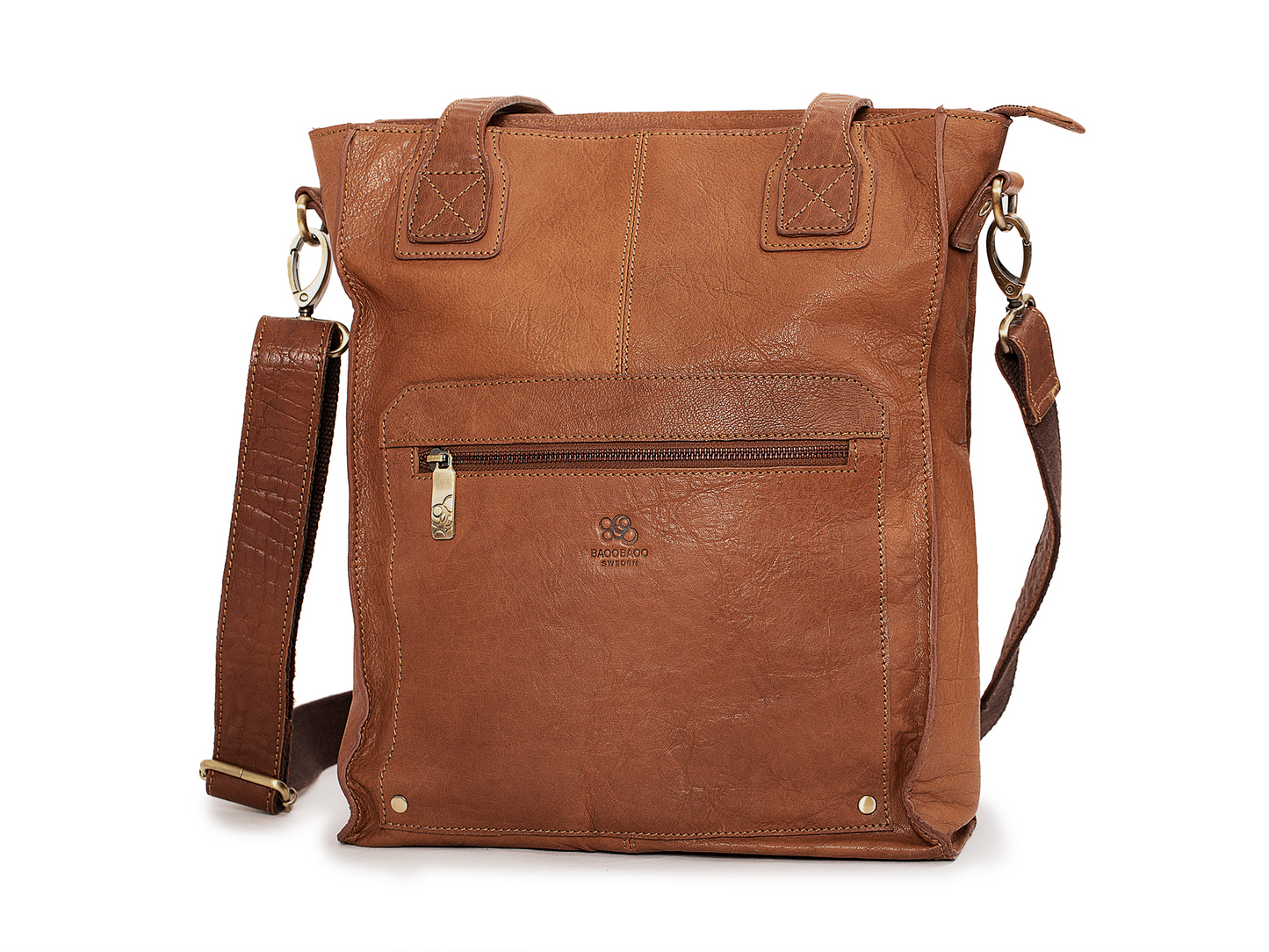 BaooBaoo Totebag – Shoppingväska 13" – Tan