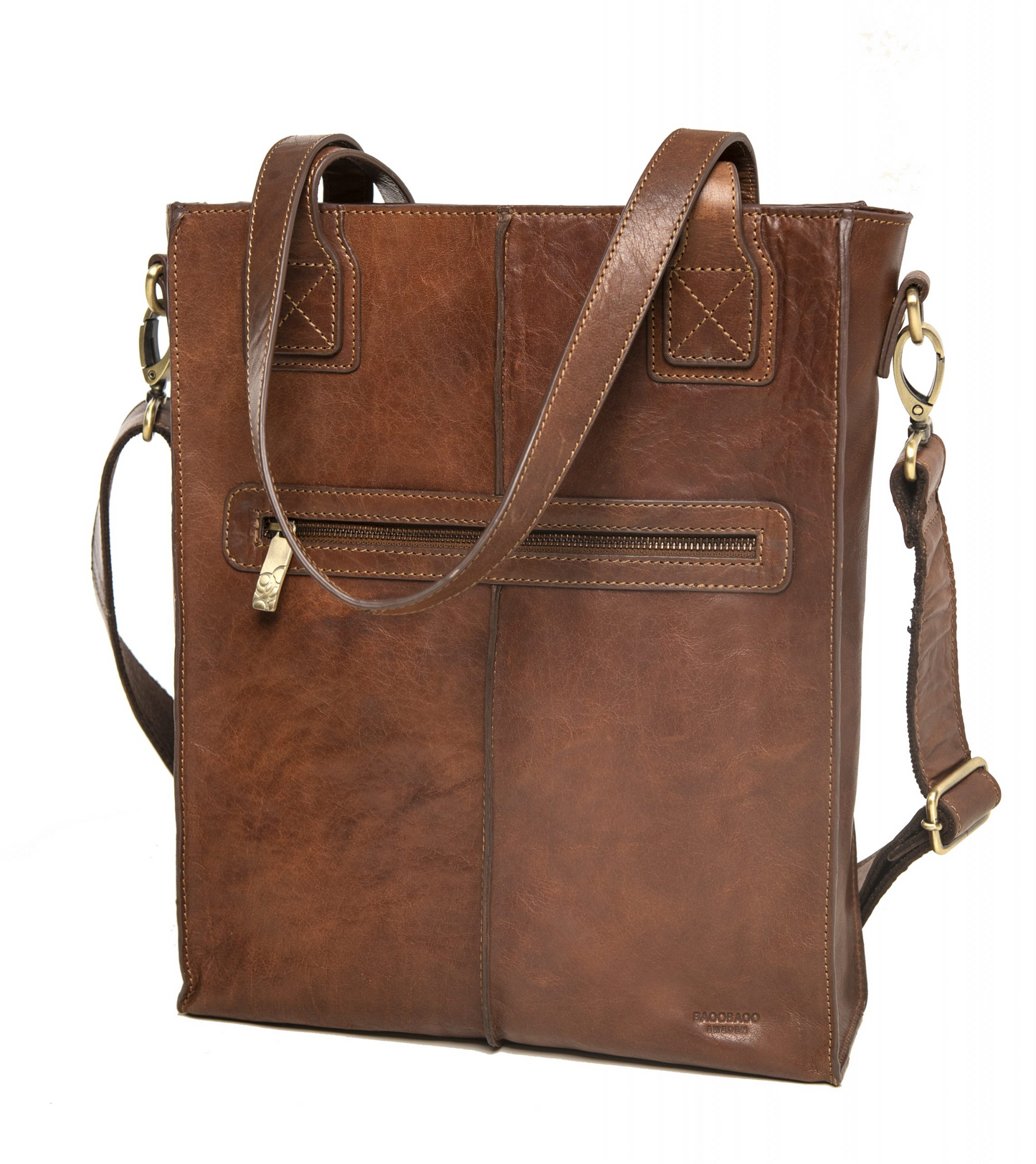 BaooBaoo Totebag – Shoppingväska 13" – Brandy