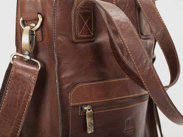 BaooBaoo Totebag – Shoppingväska 13" – Brandy