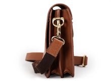 Baoobaoo Flapbag – Axelremsväska S – Brandy