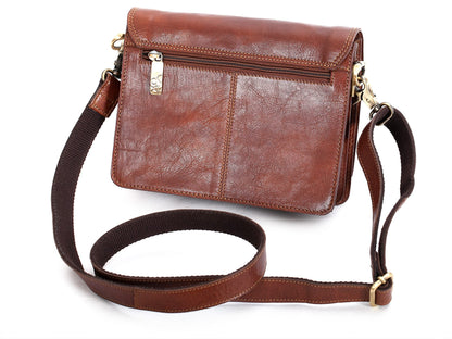 Baoobaoo Flapbag – Axelremsväska S – Brandy