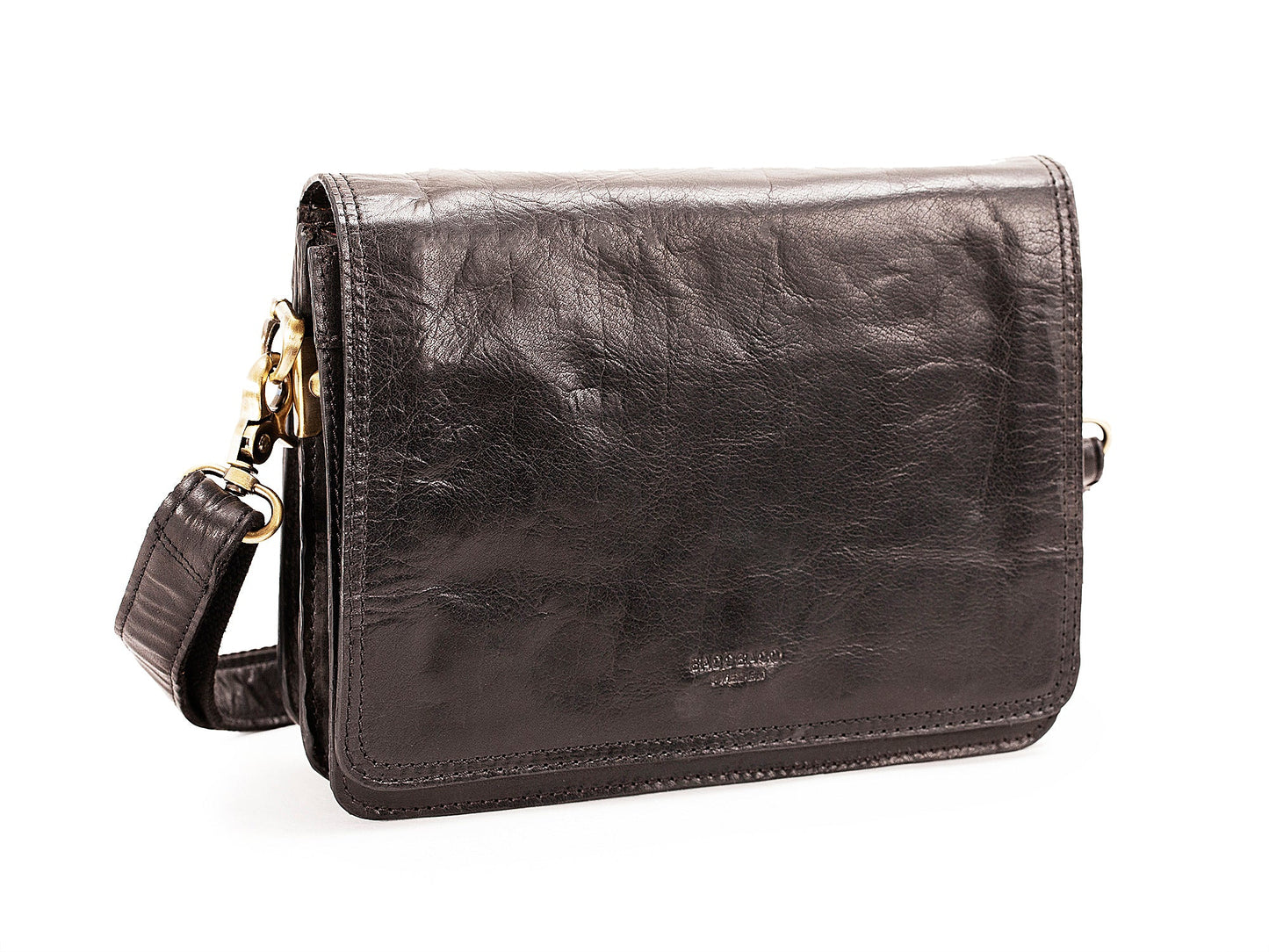 Baoobaoo Flapbag – Axelremsväska S – Svart