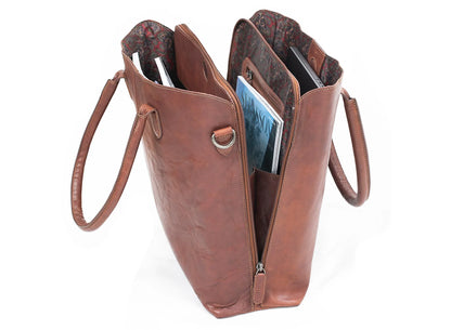 BaooBaoo Totebag – Shoppingväska 37cm – Brandy