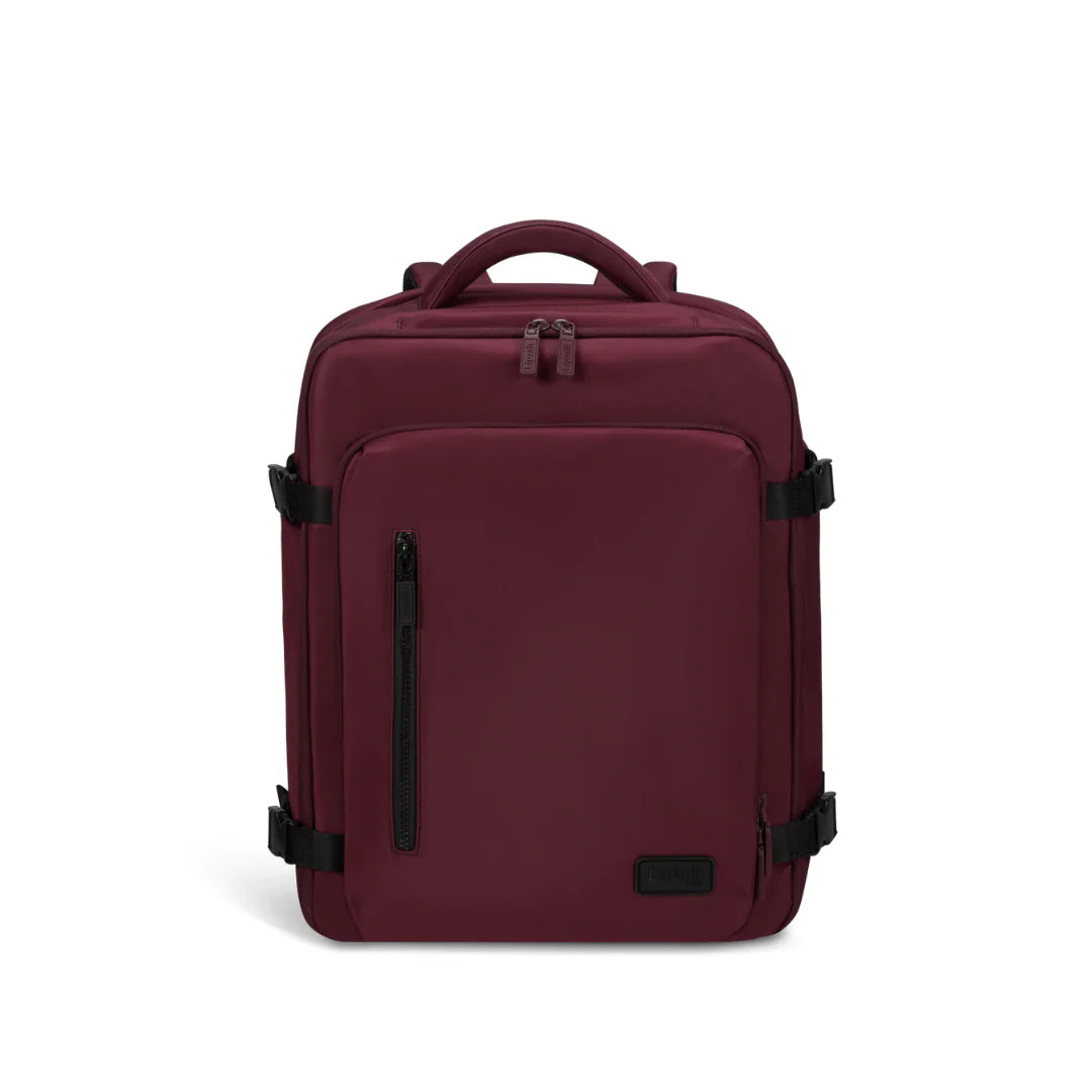 Lipault City Plume Travel Backpack - Bordeaux