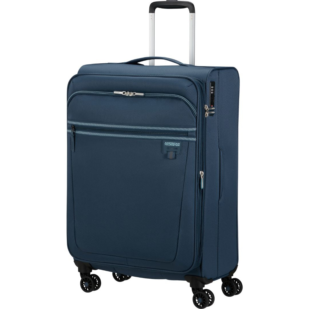 American Tourister Aerospin Spinner Mellanstor Resväska 69cm – Blue