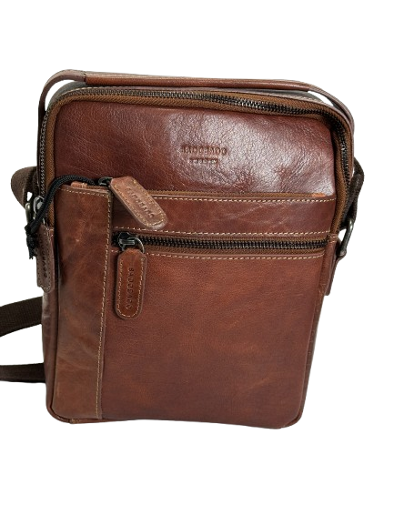 BaooBaoo Reporterbag – Crossbodyväska 25cm – Brandy