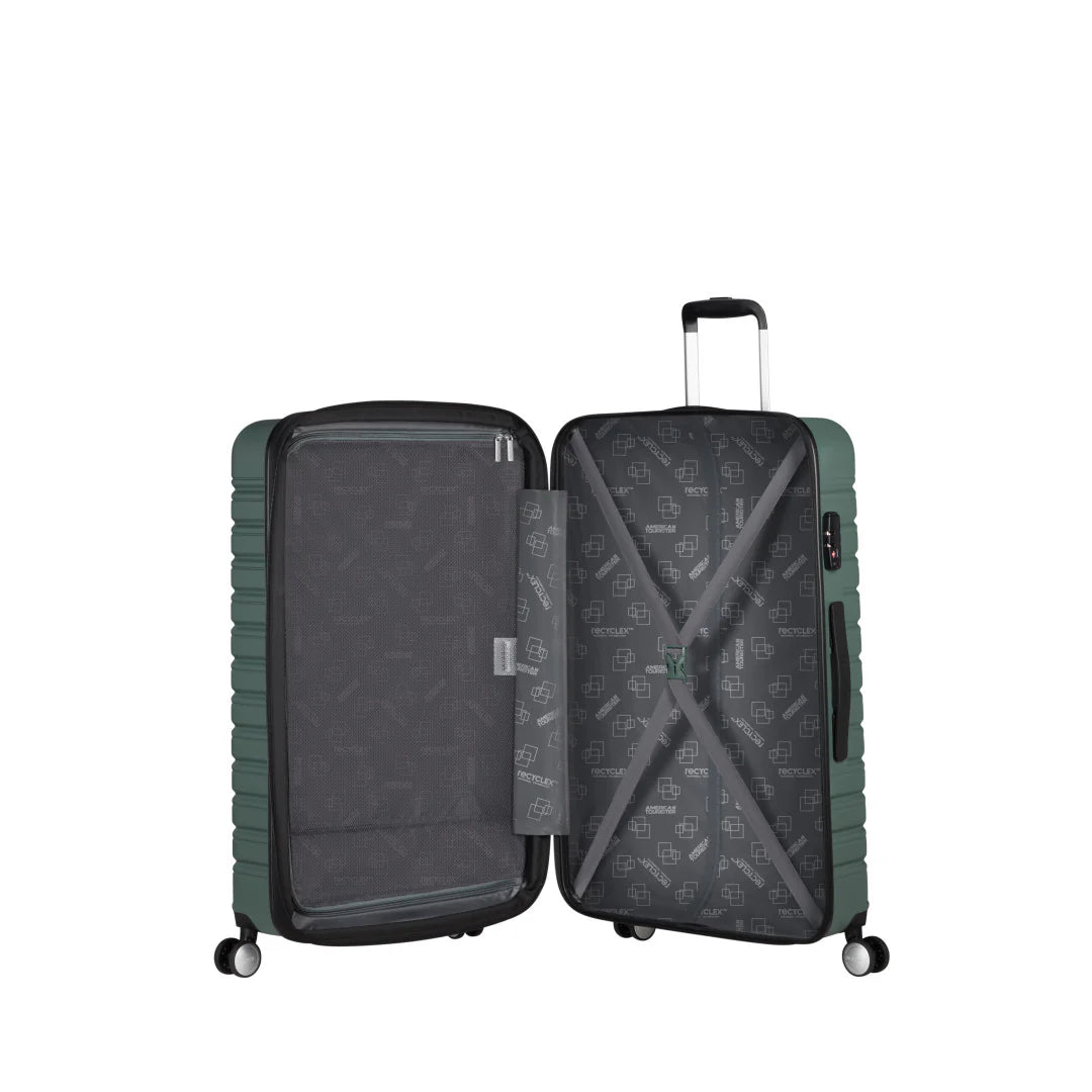 American Tourister Flashline Stor resväska 78 cm – Mörkgrön