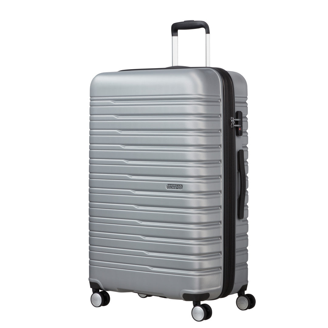 American Tourister Flashline Stor resväska 78 cm Silver