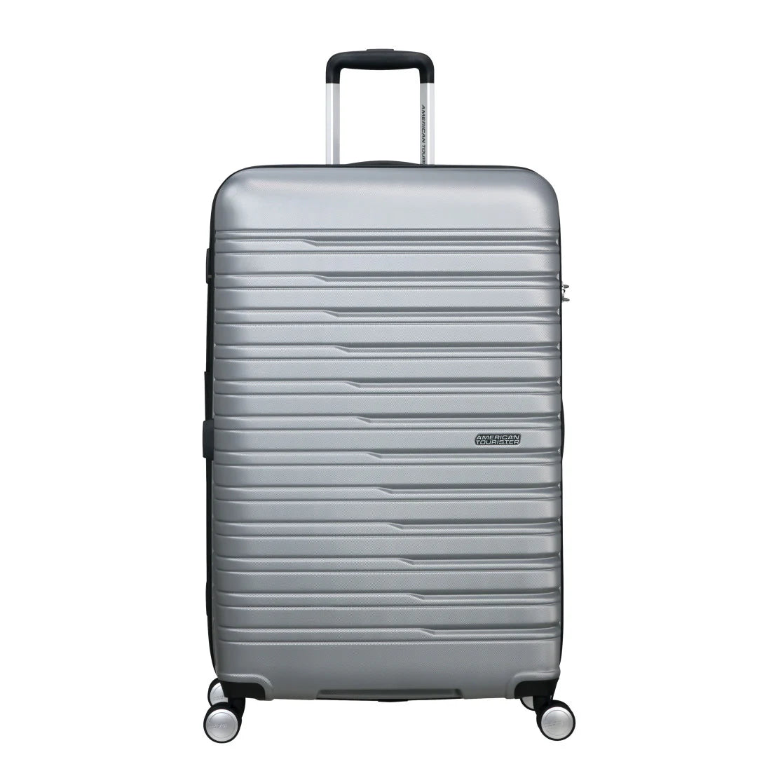 American Tourister Flashline Stor resväska 78 cm – Silver