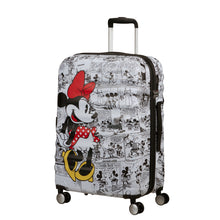 American Tourister Wavebreaker Disney Mellanstor Resväska 67cm – Minnie Comics Vit
