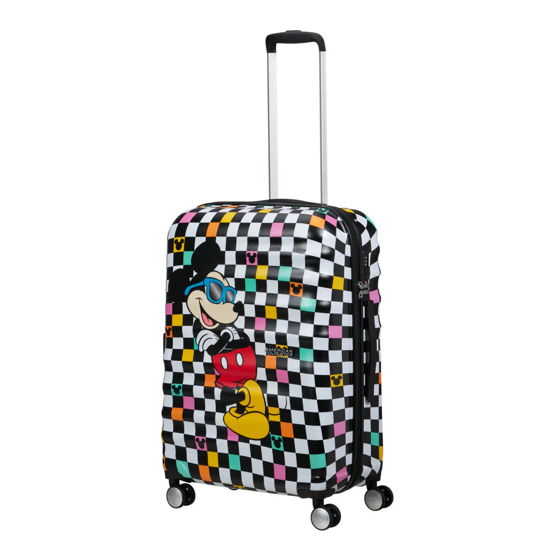 American Tourister Wavebreaker Disney Mellanstor Resväska 67cm – Mickey Check