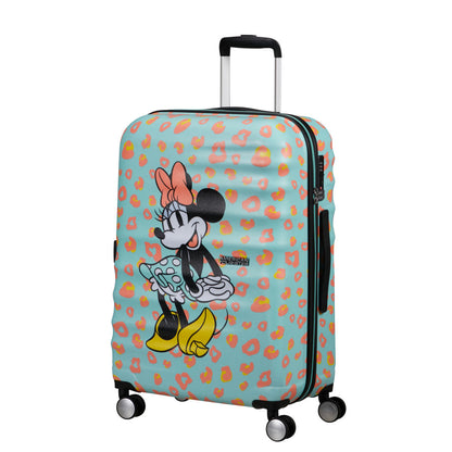 American Tourister Wavebreaker Disney Mellanstor Resväska 67cm – Minnie Pastel Dots