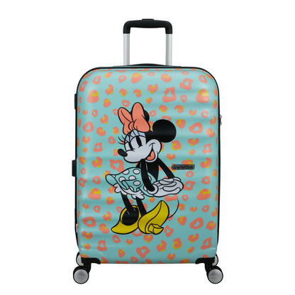 American Tourister Wavebreaker Disney Mellanstor Resväska 67cm – Minnie Pastel Dots