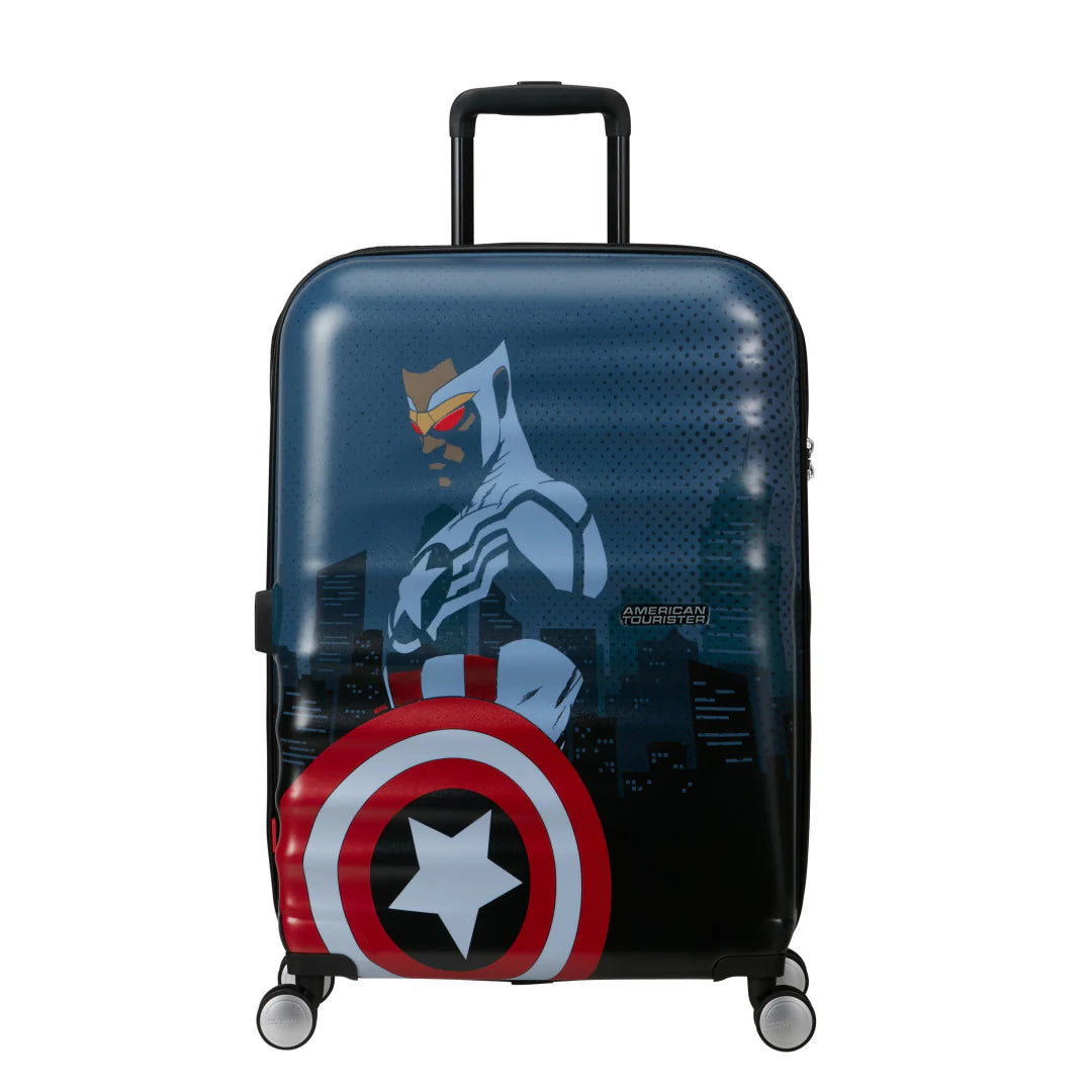 American Tourister Wavebreaker Marvel Spinner resväska 67 cm – Captain America City